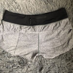Grey Lululemon Speed Shorts Size 6